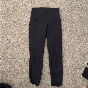 Size 4 black lulu lemon leggings